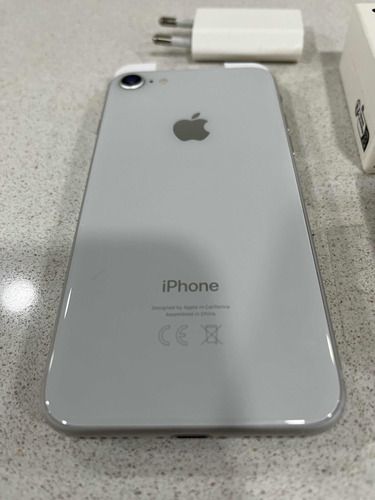 iPhone 8 256gb White Batería 100%+earpods Lightning Connect