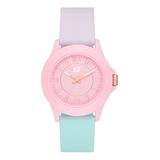 Reloj Skechers Sr6215 Rosencrans Para Mujer Color De La Correa Menta/lila Color Del Bisel Rosa Color Del Fondo Rosa