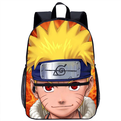 Bolsa Escolar Naruto Student Amazon Pattern 3d Fixed Lar De