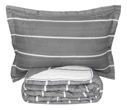 Cover Acolchado Verano Queen 2½ Plazas + Fundas De Almohada