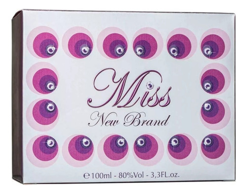 Perfume Miss New Brand Feminino Edp 100ml Original Lacrado