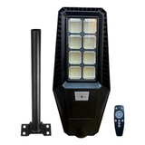 Lámpara Led Solar A/p 100w Control Remoto, Sensor Y Soporte