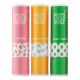 Set X3 Bálsamos Labiales Hidratantes - Pura Soap