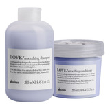 Kit Shampoo Y Acondicionador Davines Love Smoothing 250 Ml