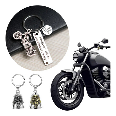 3 Campana Biker Amuleto Motos Guardian Bell Y Llavero Regalo | MercadoLibre