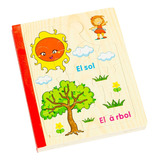 Rompecabezas Madera 6 Puzzles En 1 Libro Didactico Infantil