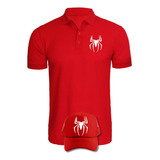 Camiseta Tipo Spiderman Logo Cara Obsequio Gorra Serie Red