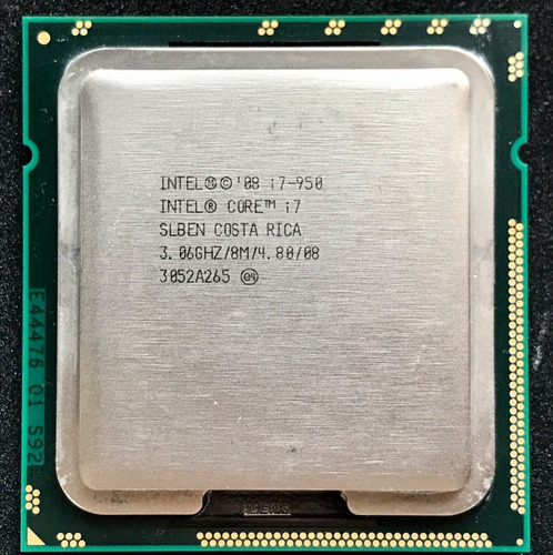Processador Intel Core I7 950 3.06ghz Lga 1366 C/ Cooler