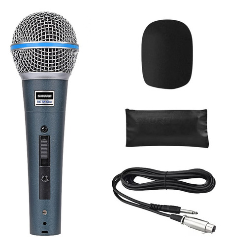 Microfono Dinámico Profesional Karaoke Para Shure Beta-58a