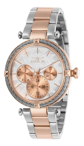 Reloj Mujer Invicta Plateado Moderno 28962