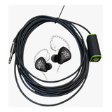 Monitor Pasivo Auriculares Kz In Ear Cable 6 Mtr Ficha Plug