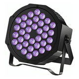 Foco 36 Led Uv Negro Luz Dmx Fiesta Fluor. 