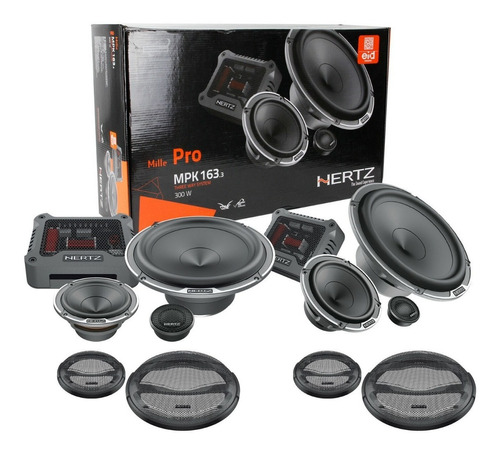 Set De Medios Hertz Mpk163 Mille  3 Vias