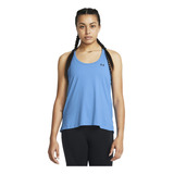 Polera Sin Mangas Ua Knockout Mujer Azul Under Armour