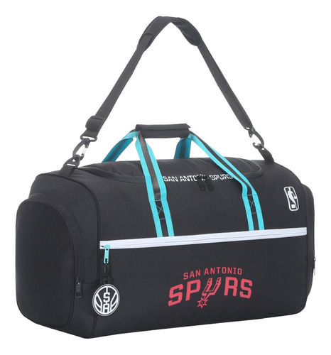 Bolso Deportivo Nba Spurs Heat Botinero Llavero Original