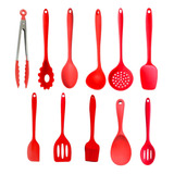 Jogo De Colheres De Cozinha Silicone Utensílios Flexível Top