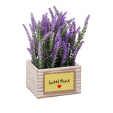 Conjunto Completo De Plantas Artificiales Flores De Lavanda 