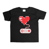 Remera Negra Adultos Pixel R68