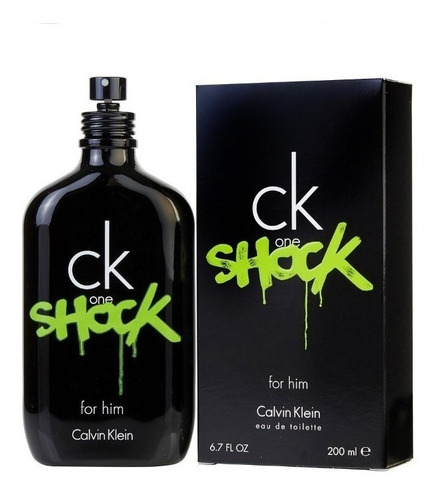 Perfume Ck One Shock Calvin Klein Men 200 Ml Edt Original 