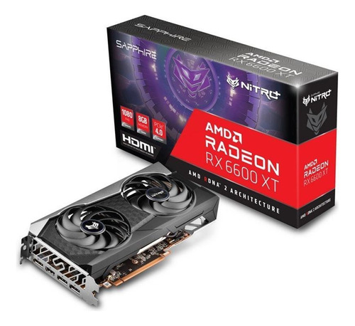 Placa De Video Amd Radeon Rx 6600xt Nitro+ 8gb 