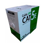 Cable De Red Cat5e, 24awg, 4x2x0,48 Cca, Pvc Caja De 305 Mts