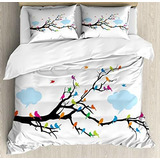 Fundas Para Edredones - Ambesonne Colorful Duvet Cover Set, 