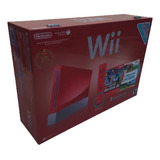 Caixa De Madeira Mdf Nintendo Wii Vermelho 25 Anos 