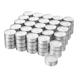 Velitas De Té Base Metal 50 Pzas