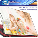 Adesivo Skin Para Notebook Com Logomarca Ou Imagem Foto