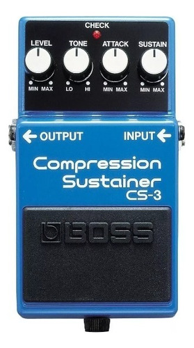Pedal Efecto Boss Compression Sustainer Cs-3  Azul