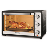 Forno De Bancada Elétrico Mondial Grand Family Ii Fr-18 48l Preto/inox 220v