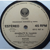 Kayak - Guardate El Cambio - Simple Vinilo Promo Año 1980