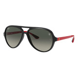 Ray Ban Rb4125m F644/71 Cats 5000 Scuderia Ferrari Degradado