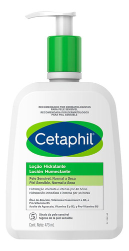 Cetaphil Emulsión Hidratante Cara Cuerpo 473ml Piel Sensible