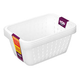 Caja Display - Canastos Grande Lmpm  Cristal - 50 Conj