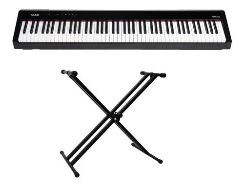 Piano Electronico Teclas Pesadas Con Parlantes Nux Npk10