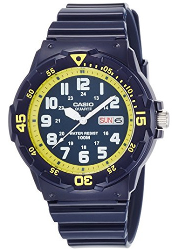 Reloj De Cuarzo De Plástico Azul Casio Core Mrw200hc-2bv Par