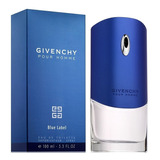 Givenchy Blue Label Para Hombre  100ml Eau De Toilette Spray