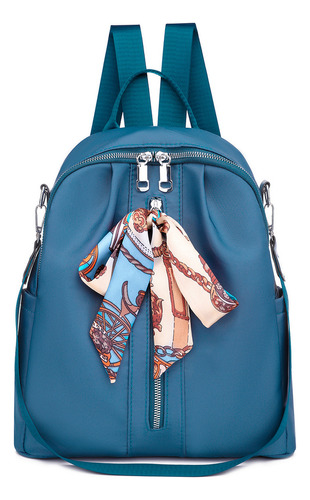 Mochila Casual Bevoy Casual B6 Color Azul Diseño Lisa 18l