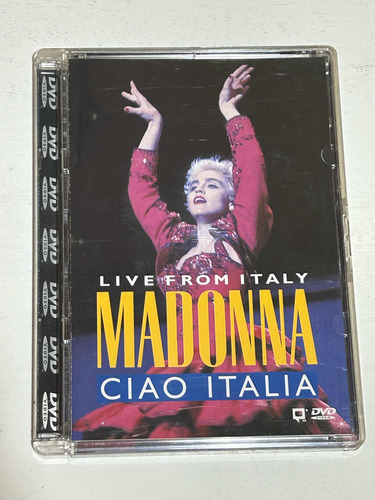 Dvd Madonna Ciao Italia. Live. Caja Cristal. Zona Saavedra