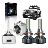 12000lm Faros D1s+9005 Led Luz Alta Y Baja For Serie Jeep
