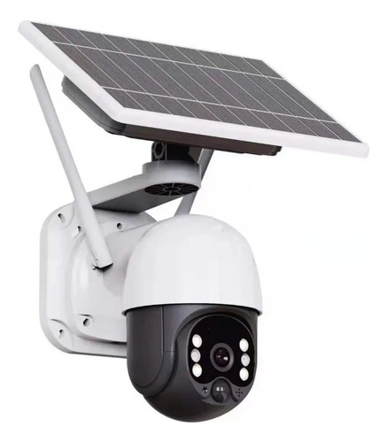 Camara Con Panel Solar Wifi 4 G 360 Grados Exterior