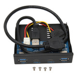 Hub De Panel Frontal Usb 3.2, 6 Puertos, Conector De Alta Ve