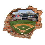 Decoración Beisbol Vinil Estadio New York Yankees 65x55 