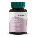 Keratina Y Biotina (60 Caps) Pronat