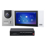 Kit Interfon Videoportero 2mp Ip Monitor 7 Touch Switch Poe