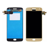 Frontal Lcd Touch Moto G5 Plus Dourado