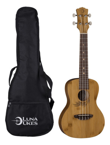 Luna Guitars, Ukelele De 4 Cuerdas (uke Bamboo C) Color Natural