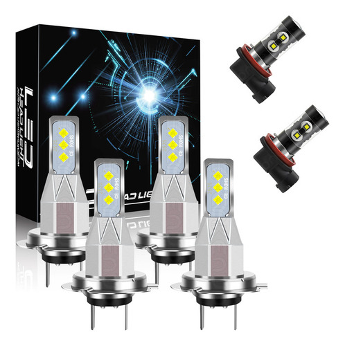 Faros Led Para Hyundai Azera 2011-2017, 6 Unidades+luz Antin