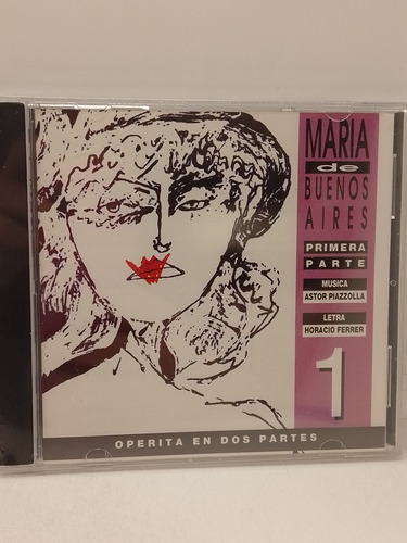 Piazzolla Ferrer María De Buenos Aires 1ra Parte Cd Nuevo 